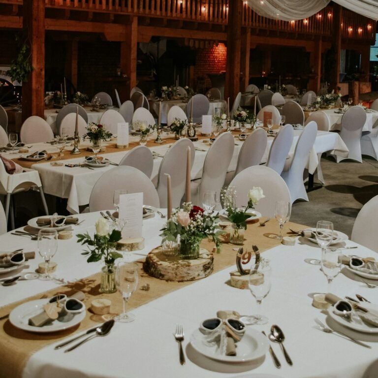 Placeholder image for destination weddings, a reception room set for a wedding